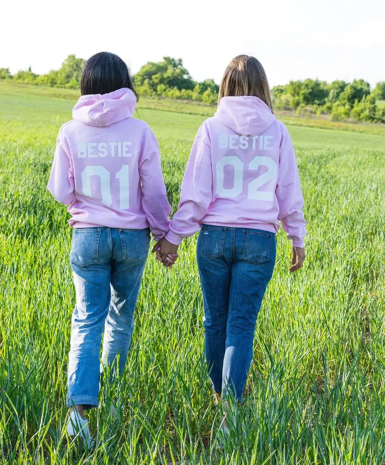 Толстовка Skuggnas Bestie 01 с надписью Best Friend 02|Толстовки и свитшоты| |