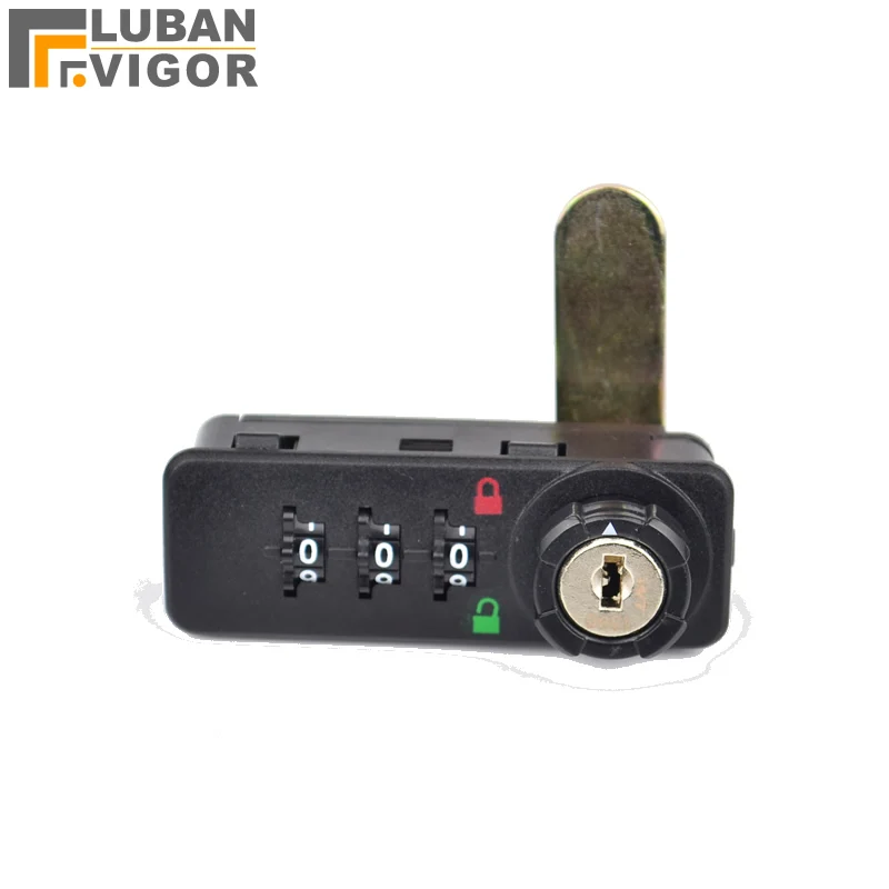 Buy Black Mechanical password/Security code lock,with Emergency key,For file