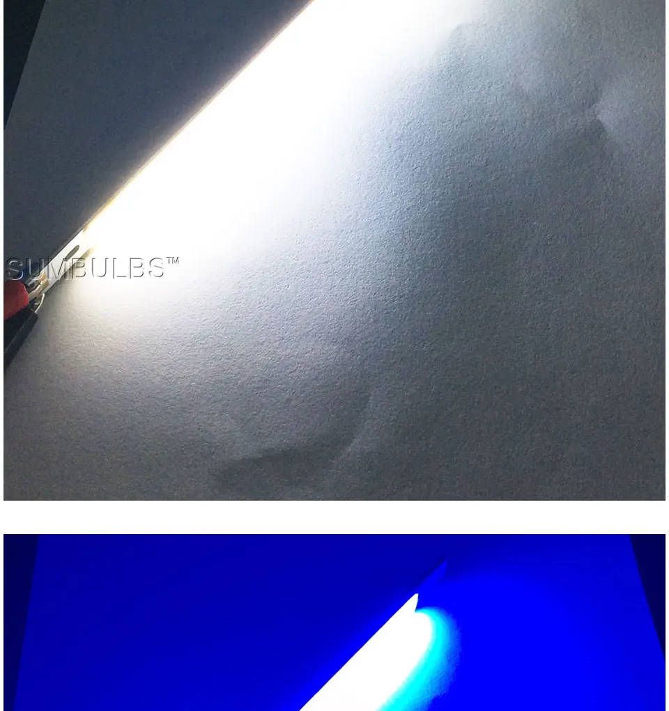 200x10MM 10W LED Light COB Strip Lamp DC 12-14V 1000LM Ultra Bright Red Blue Warm White Pure White 20CM LED Chip (12)