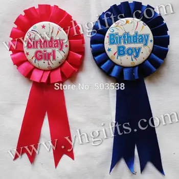 

20PCS/LOT,7.2cm(2.8 inch),NEW Birthday boy girl brooch,Cute badge,Fashion pins,Birthday party favor,Birthday gifts,Goody bag