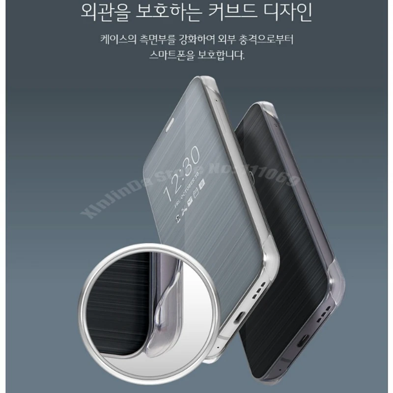 10 шт. Смарт Быстрый Чехол для LG G6 чехол визуальная функция флип из искусственной кожи чехол для LG G6 функция сна Coque PC задняя крышка