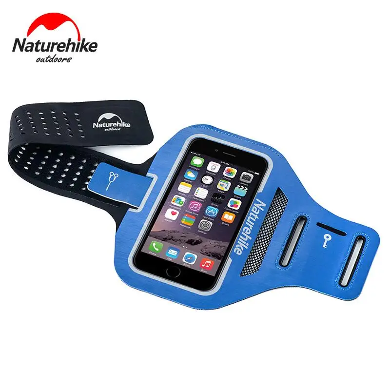 Naturehike Outdoor Night Running gym bag sports bags Arm Mobile Phone Wrist Bag case for phone fitness accessories NH16Y008-B