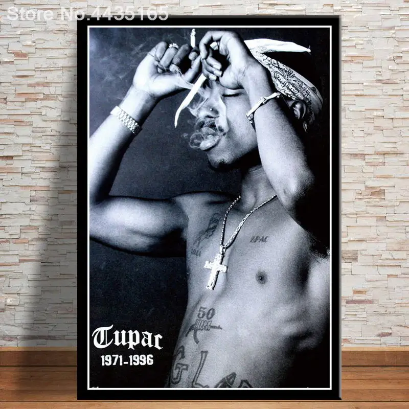 Известный B.I.G. Плакаты и принты Biggie Тупак Шакур 2pac художественные настенные