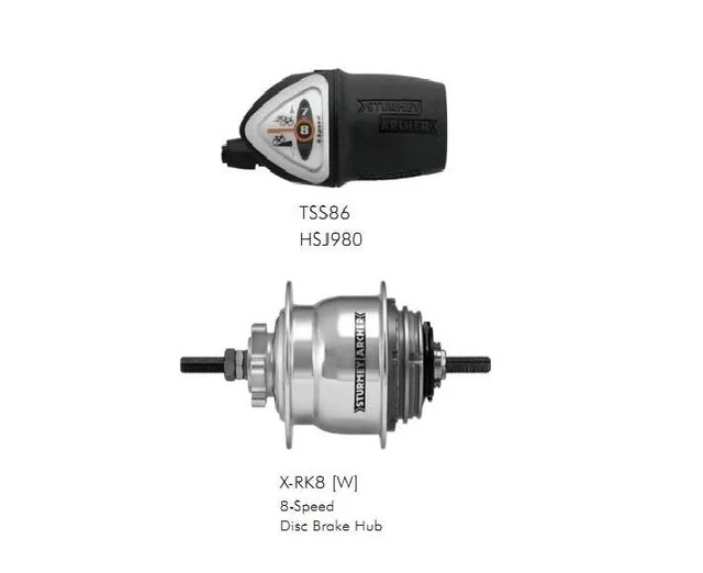 Cheap SUNRACE X-RK8 disc brake within 8 speed hub 36 h  axis of length: 134 * 185MM