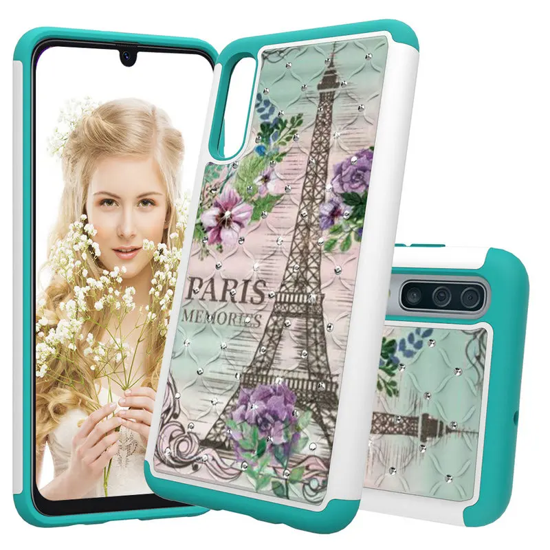 

For Coque Samsung A50 Case Galaxy A20 E A202 A205 A 20 50 30 Luxury Bling Glossy Back Etui for Samsung Galaxy A30 A20 A20E Cover