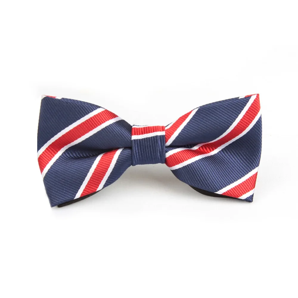 HOOYI Boys Bow Ties Stripe Kids Neckwear Dot Bowtie for Children Cartoon Party Gift Small size Tie