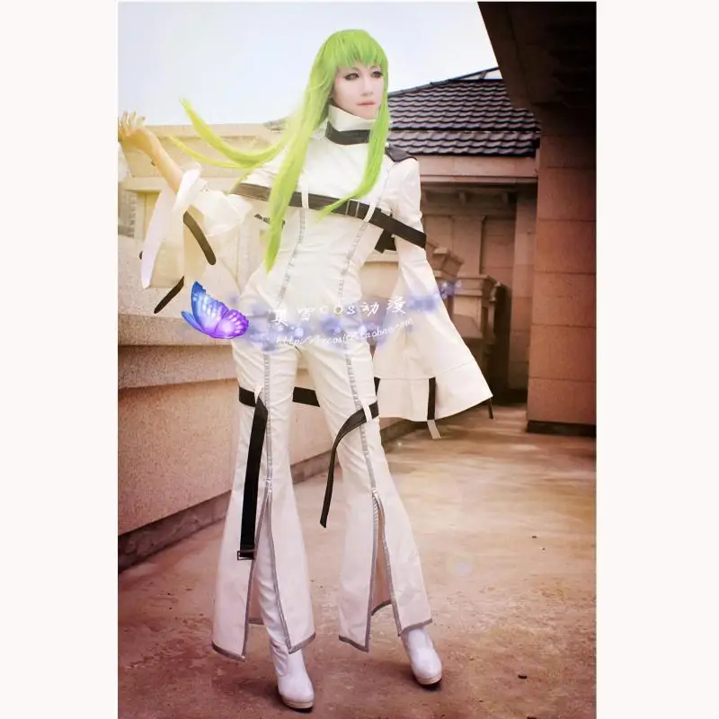 

Hot Anime Code Geass C.C Action Figure Uniform Party Dress Cosplay Code Geass Costume Women Clothing Custom-made Any Size