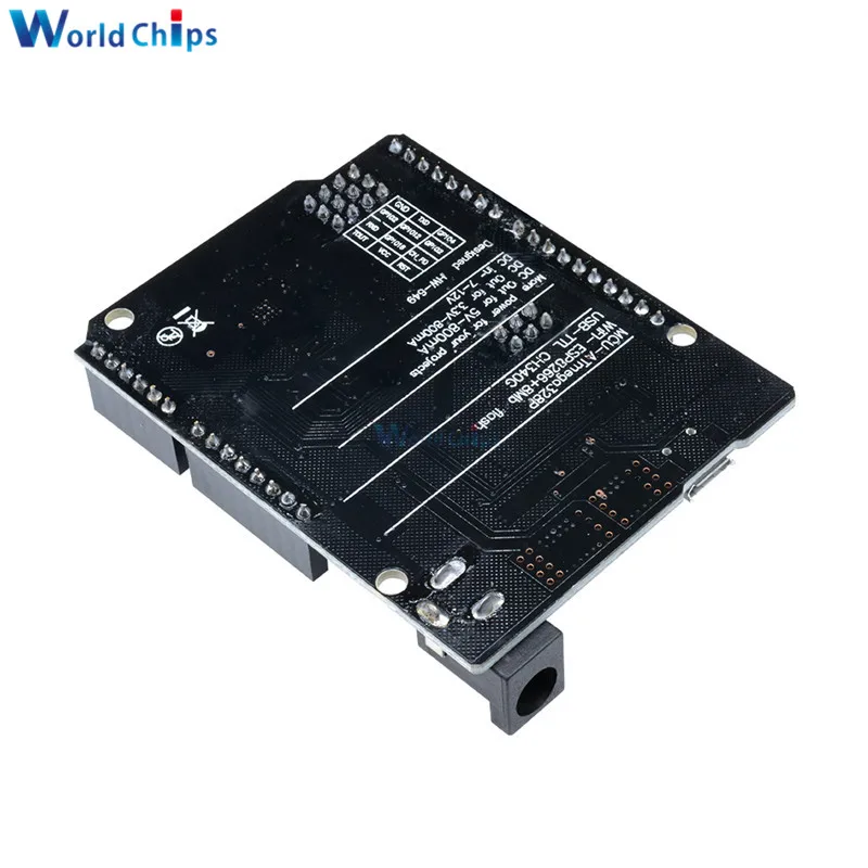 UNO + WiFi R3 ATmega328P ESP8266 (32 Мб памяти) CH340G для Arduino Uno NodeMCU WeMos новое поступление|new arrival|uno r3
