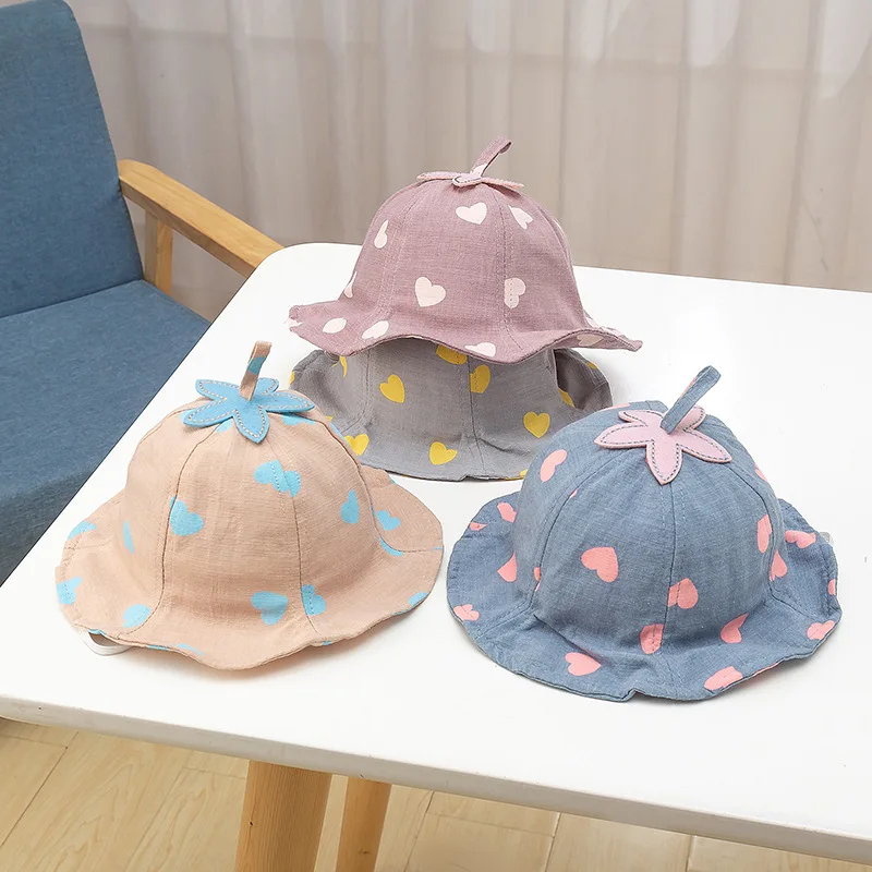 الحب القلب طباعة الربيع الصيف الأطفال قبعة الشمس الفتيان الفتيات صياد كاب الاطفال واقية من الشمس شاطئ قبعات الطفل قبعة بحافة الحب القلب طباعة الربيع الصيف الأطفال قبعة الشمس الفتيان الفتيات صياد كاب الاطفال واقية من الشمس شاطئ قبعات الطفل قبعة بحافة