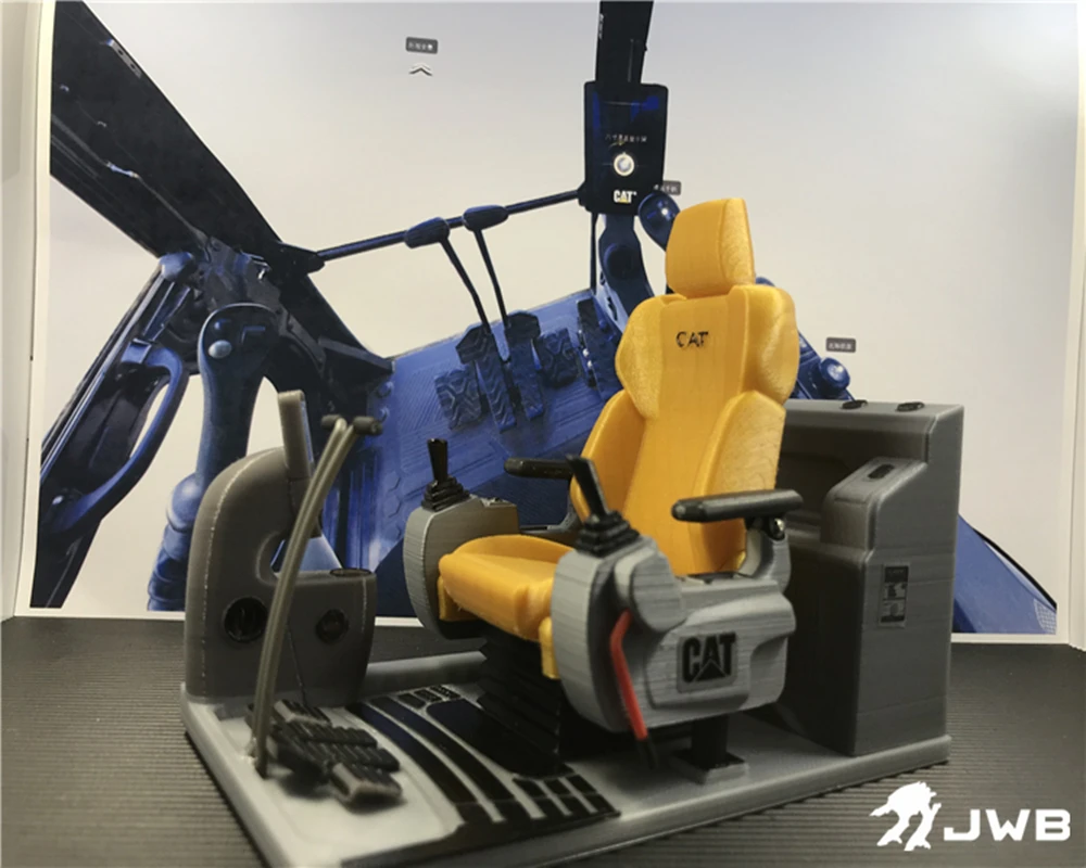 Remote control hydraulic excavator shell cab Simulation seat accessories for 1:12 1:14 CAT excavator pushdozer crane model Remote control hydraulic excavator shell cab Simulation seat accessories for 1:12 1:14 CAT excavator pushdozer crane model