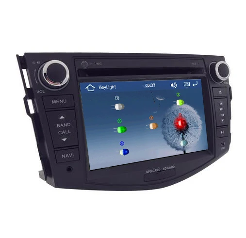 Best Car DVD Player 2 Din For Toyota RAV4 2006 2007 2008 2009 2010 Steering-Wheel Touch GPS Navigation radio BT RDS Audio 3