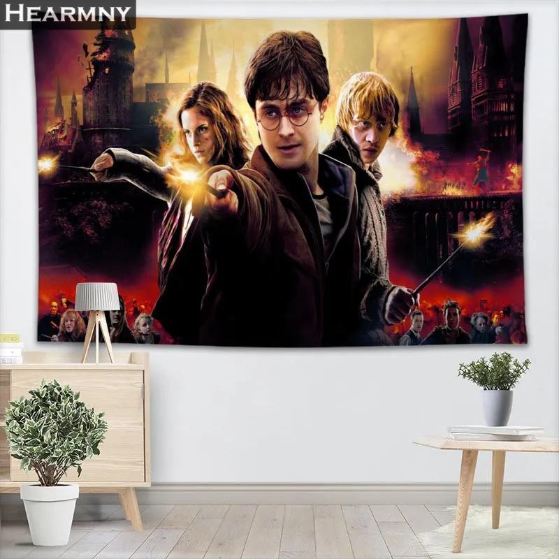

Harry Potter Wall Hanging Tapestry Sheets Home Decorative Tapestries Beach Towel Yoga Mat Blanket Table Cloth Wall Tapestry