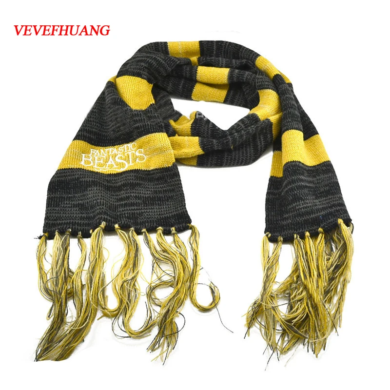

VEVEFHUANG Fantastic Beasts Scarf Fantastic Beasts and Where to Find Them Scarf Newt Scarf Cosplay Winter Scarf Christmas Gift