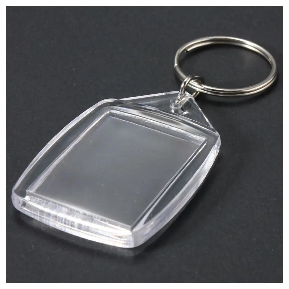 20 Clear Acrylic Oblong Blank Keyring Passport Photo Keychain Keyfob 38x25mm 20 Clear Acrylic Oblong Blank Keyring Passport Photo Keychain Keyfob 38x25mm