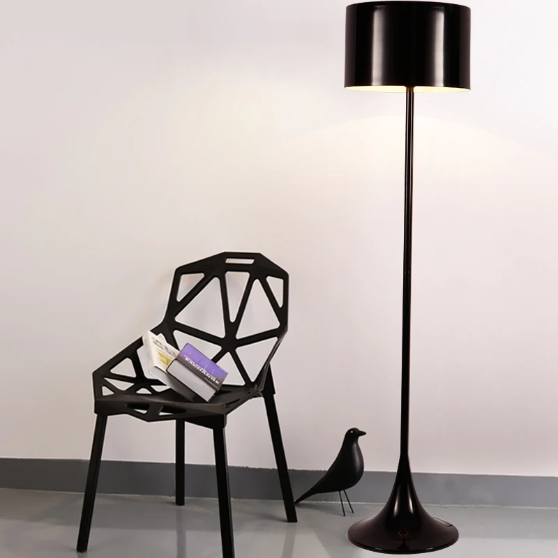 GZMJ Modern Brief Floor Lamp Black/White Aluminum Lampshade Standing Lamp E27 Metal Bedroom Living Room Study Floor Lamps GZMJ Modern Brief Floor Lamp Black/White Aluminum Lampshade Standing Lamp E27 Metal Bedroom Living Room Study Floor Lamps