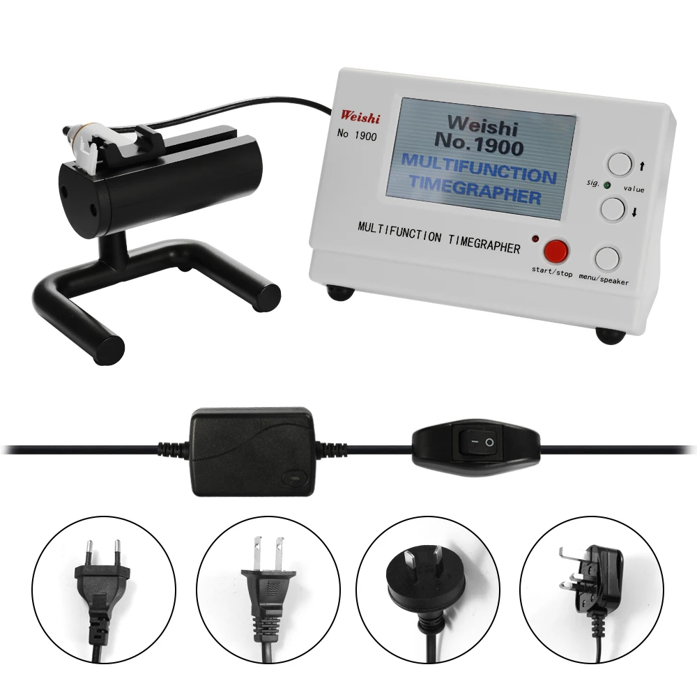

No.1900 Timegrapher Precise Mechanical Watch Test Timing Timegrapher Repairing Tool Automatically Adjust Optimal Signal Level
