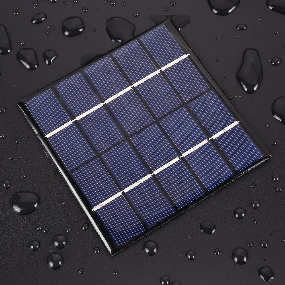 1,2 в 5 Вт Мини Солнечная батарея своими руками 1,2 в 5 Вт солнечная панель маленький DIY поликремниевый телефон зарядное устройство зарядка силиконовый туристический подарок