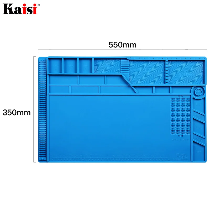 Heat-resistant BGA Soldering Station Soldering Pad Silicone Heat Gun Insulation Pad Repair Tools Maintenance Platform Desk Mat