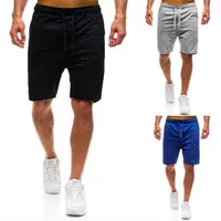 Повседневное Для мужчин с коротким хлопок Фитнес Бег Спортивная одежда Шорты pure color Короткие