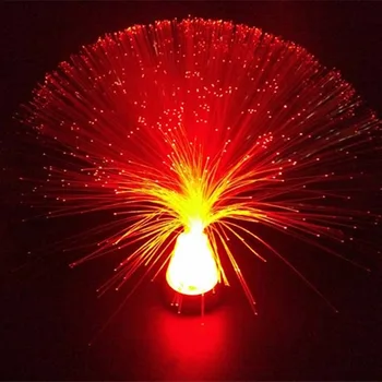 

New 1 Piece New Glacier Lite Lamp Fiber Optic With Color-Changing Crystals Party Night Light Event Supplies