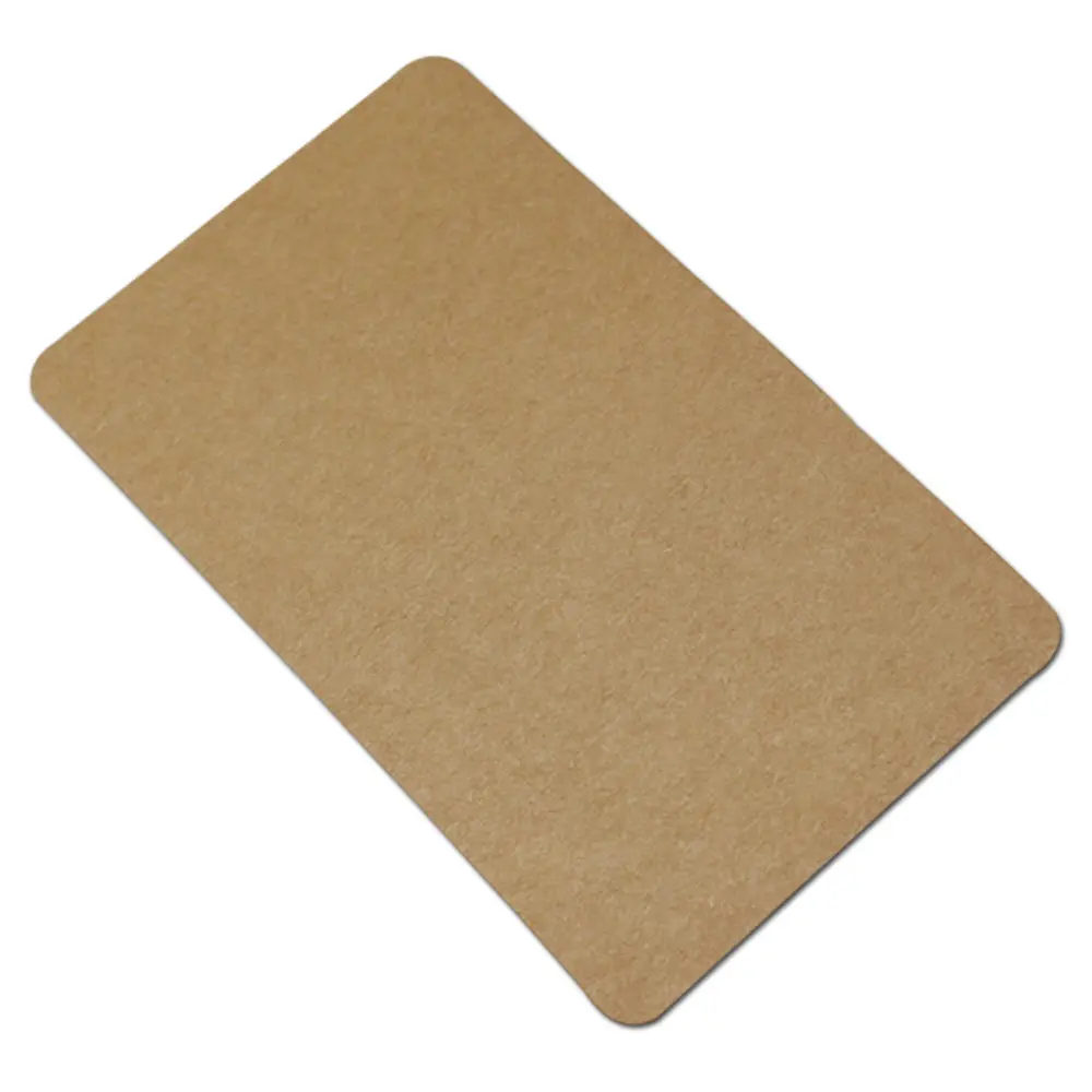  200Pcs/lot 6x10cm Blank Color Kraft Paper Invitation Cards Paperboard Wedding Party Greetings Wish  - 32907300011