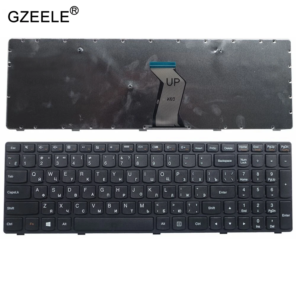 GZEELE russian laptop keyboard for LENOVO 25210891 MP-12P83US-6861 25210932 MP-12P83SU-686 PK130Y03