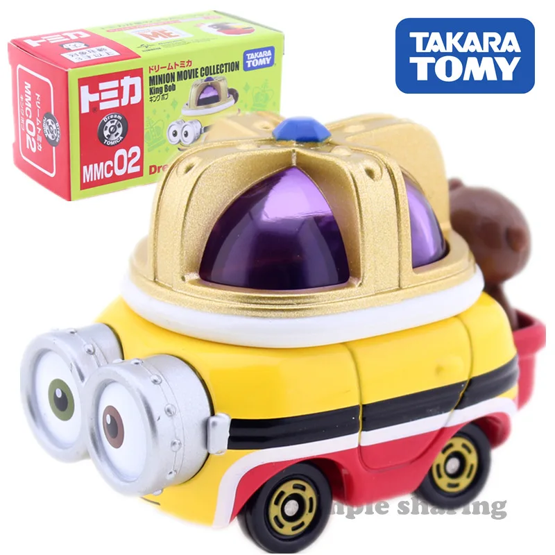 Takara Tomy Dream Tomica Миньон автомобиль Боб Кевин Аниме Фигурка Детские литые игрушки Горячая поп Миниатюрная игрушка модель автомобиля комплект - Цвет: MMC-02