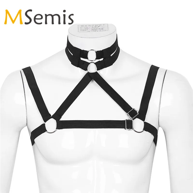 Mens Harness Halter bdsm Bondage Gay Harness Men Shoulder Chest Muscle