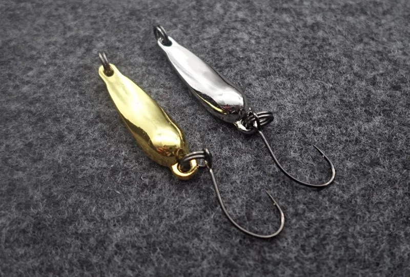 new fishing lure 1.2g 2.2g  3.2g metal fishing lure spoon bait swimbait artificial fishing bait copper metal lure Japan