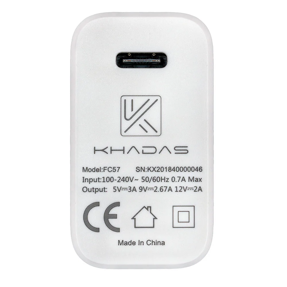 Адаптер Khadas USB-C 24 Вт с