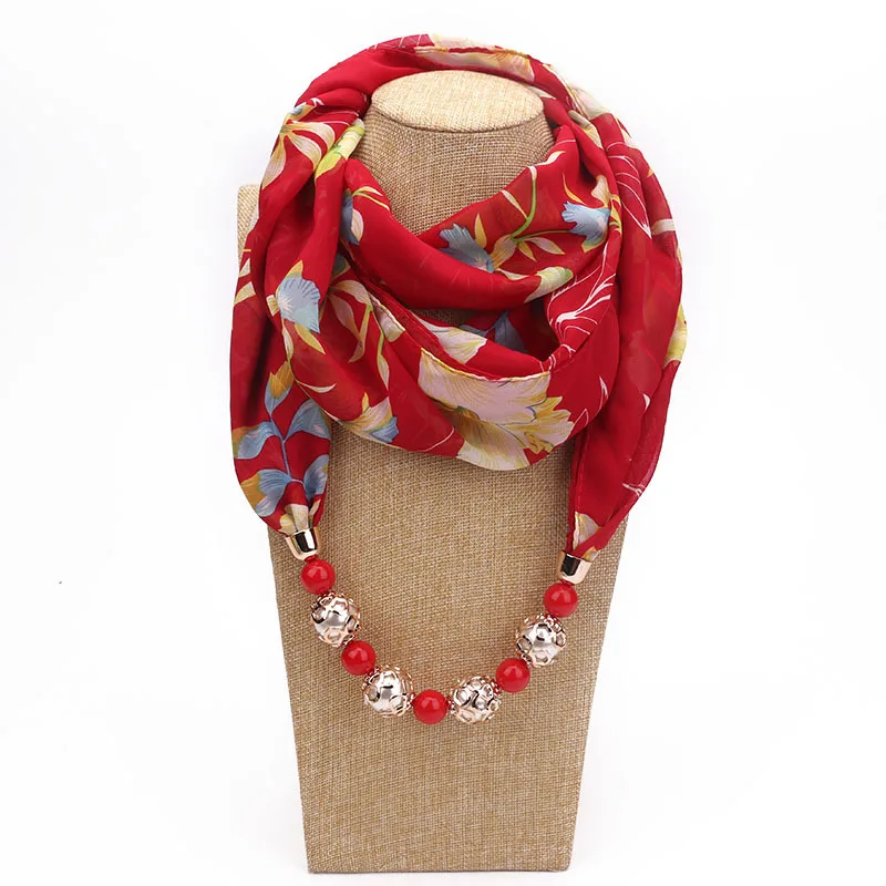Женский шарф с кулоном LaMaxPa кольцо Ювелирное Украшение|scarf mujer|scarf femalependant scarves |