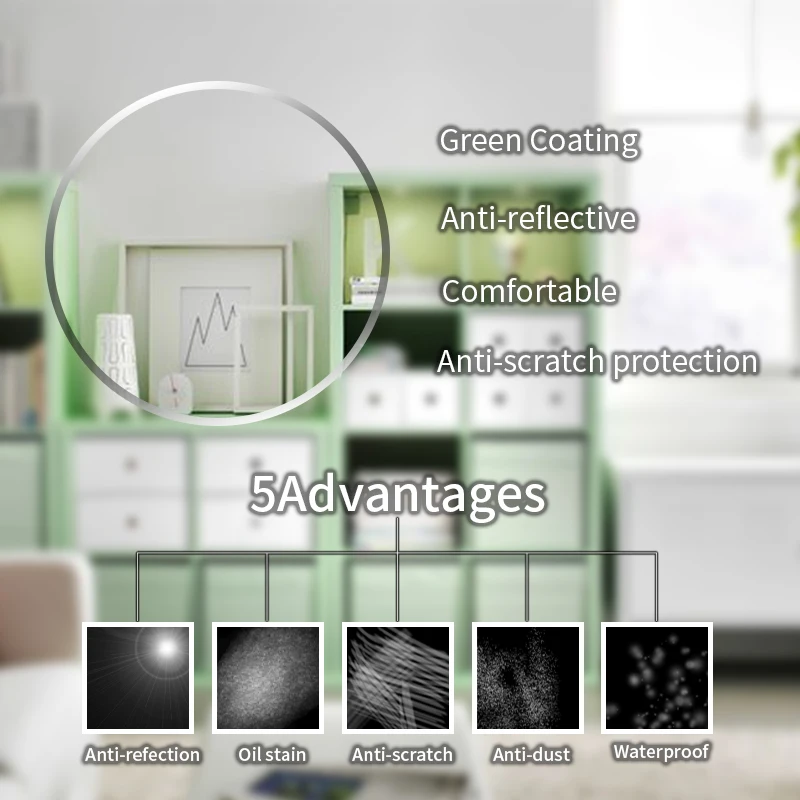 Najtaniej KANSEPT 1.56 indeks okulary korekcyjne krótkowzroczność marka obiektyw jasne okulary twarda odporna na zarysowania soczewki asferyczne