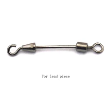 INFOF 200 шт./лот скорость оснастки свинцовый кусок сиденья поворотные рыболовные снасти рыболовный соединитель прокатки Вертлюги