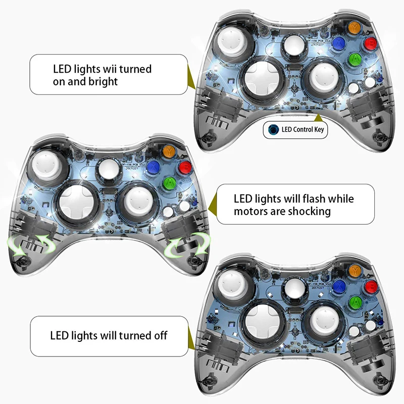 WUIYBN 360 Joypad беспроводной игровой контроллер Джойстик для xbox 360 геймпад microsoft xbox 360 контроллер