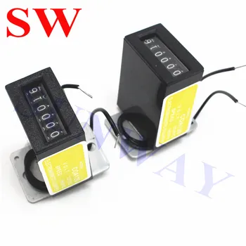 

Free Shipping 2PCS Arcade 6 Digits 12V Mechanical Coin Counter Meter For coin acceptore operated vending machines accessories