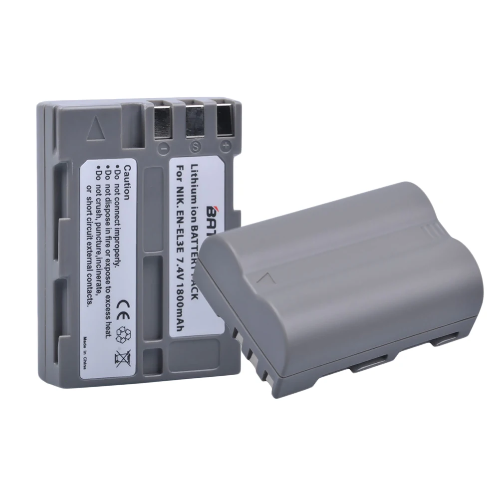 Аккумулятор и зарядное устройство USB для Nikon D300S D300 D100 D200 D700 D70S D80 D90 D50 1800 мАч 2