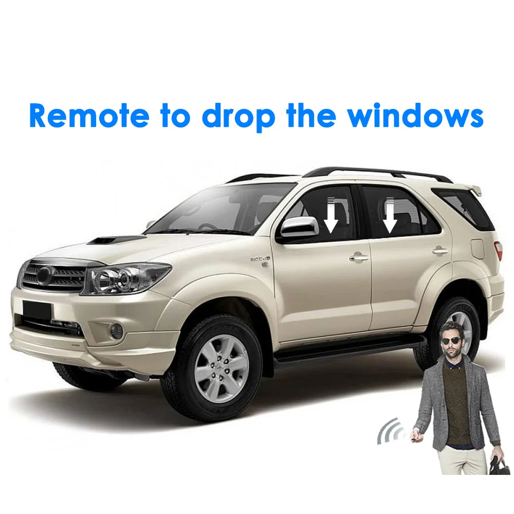 CHSKY Car Power Window Closer & side mirror folding For Toyota Fortuner