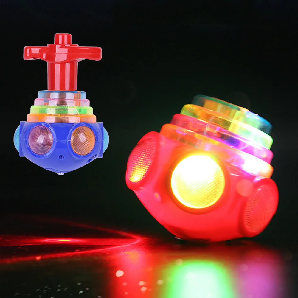 Забавные светодио дный свет крошечная игрушка Непоседа счетчик стресса подарок Gyroscop игрушка Рождественские Подарки Забавные zabawki