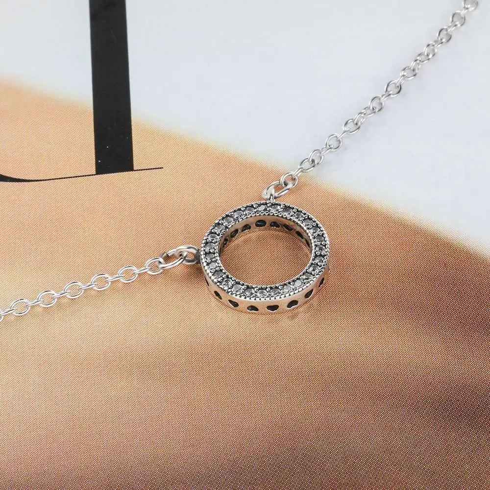 Цепочка с подвеской из серебра 925 пробы фианитом|gift necklace|gifts for ladiesgift gifts |