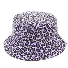 Леопардовый принт Панама для рыбака шляпа на открытом воздухе Дорожная шляпа шляпы от солнца для мужчин и женщин
