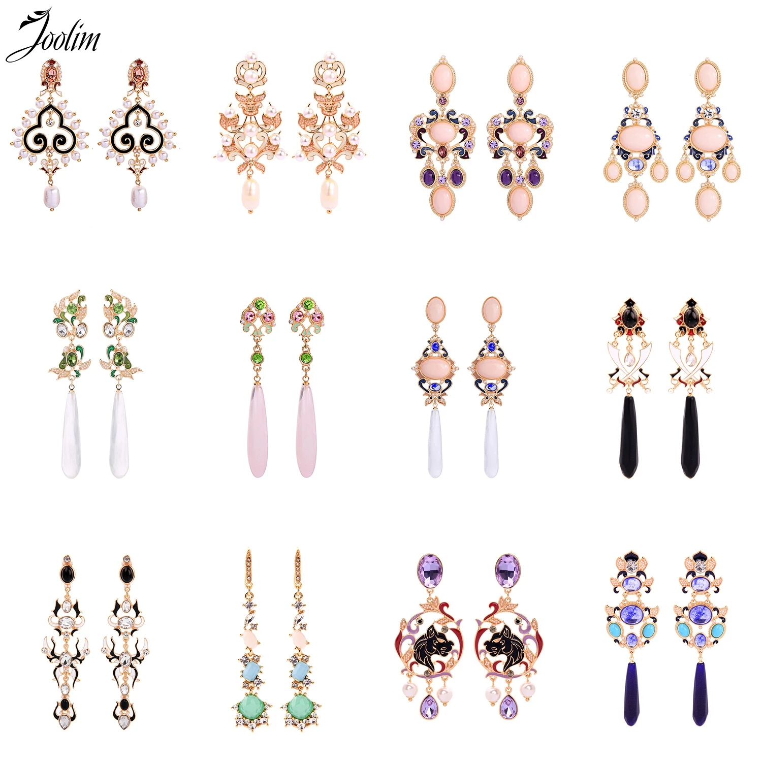 

Joolim High End Luxury Chandelier Earring Statement Earring Dangle Earring