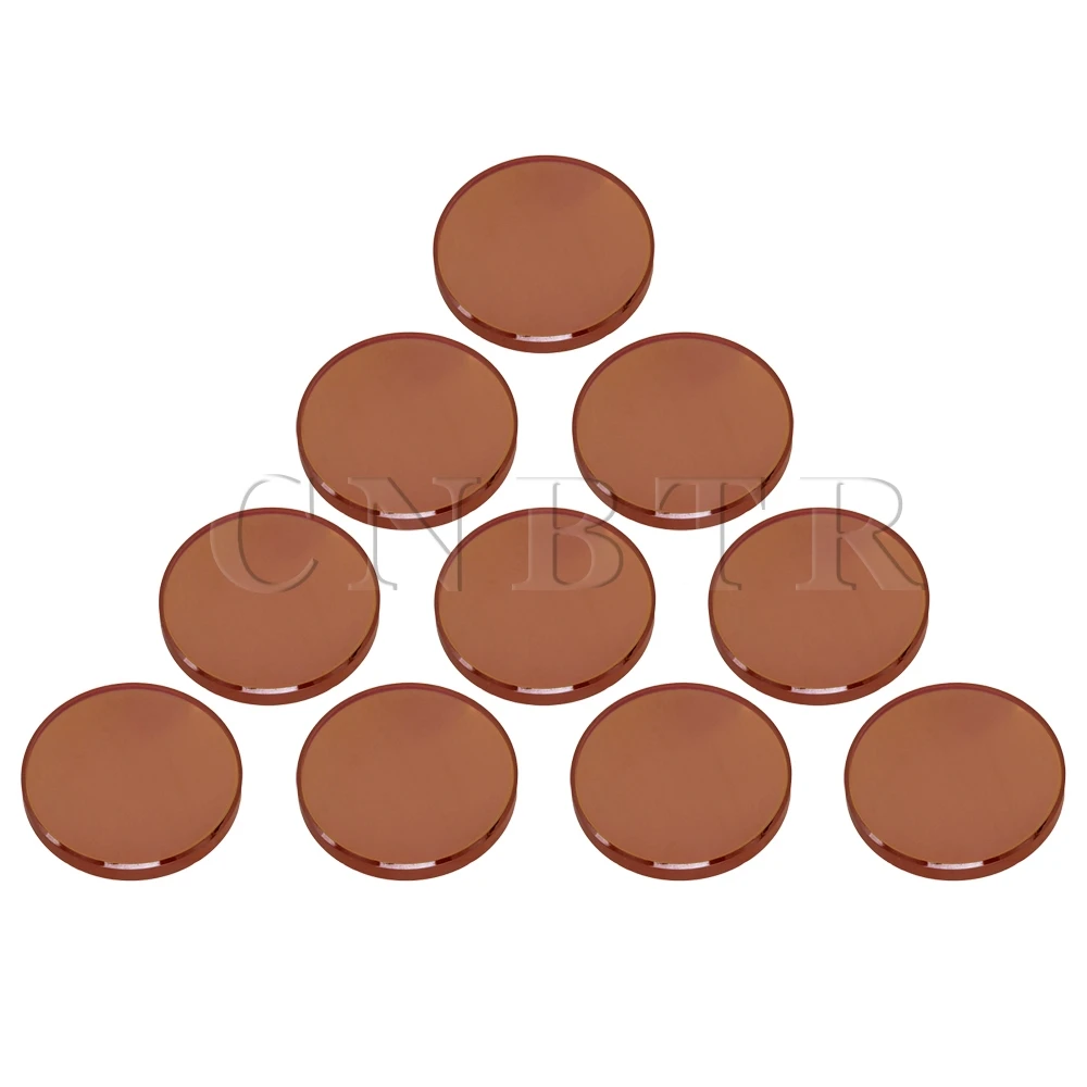 

CNBTR 18mm Dia 50.8mm FL 10.6um Wavelength Brown CO2 Engraver ZnSe Focal Lens Pack of 10