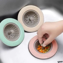 Бытовой кухонный фильтр для раковины крышка канализационного стопорного фильтра для волос аксессуары для ванной комнаты JUN05