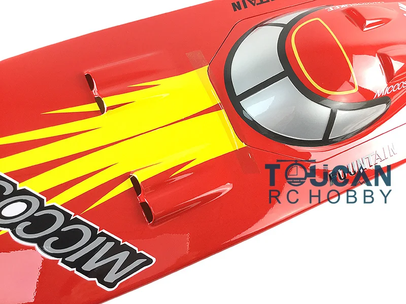 G26IP1 50"FiberGlass Well Painted Boat HULL only for Advanced Player RED TH02722 6
