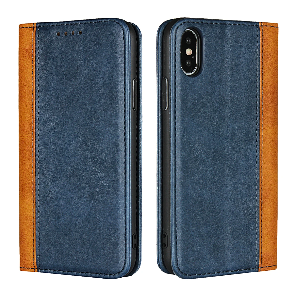 Чехол Кошелек Deekite для iPhone XS с цветной откидной крышкой и отделением карт