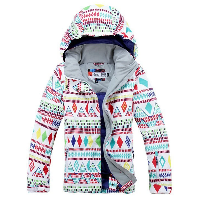 Зимняя одежда, женские зимние ветрозащитные водонепроницаемые лыжные куртки, лыжная теплая ветровка, куртка для скалолазания, лыжная одежда