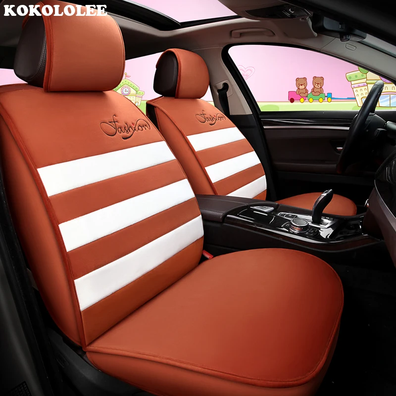 

KOKOLOLEE car seat covers for dacia duster 2018 logan dokker sandero stepway covers for vehicle seat protector accessories