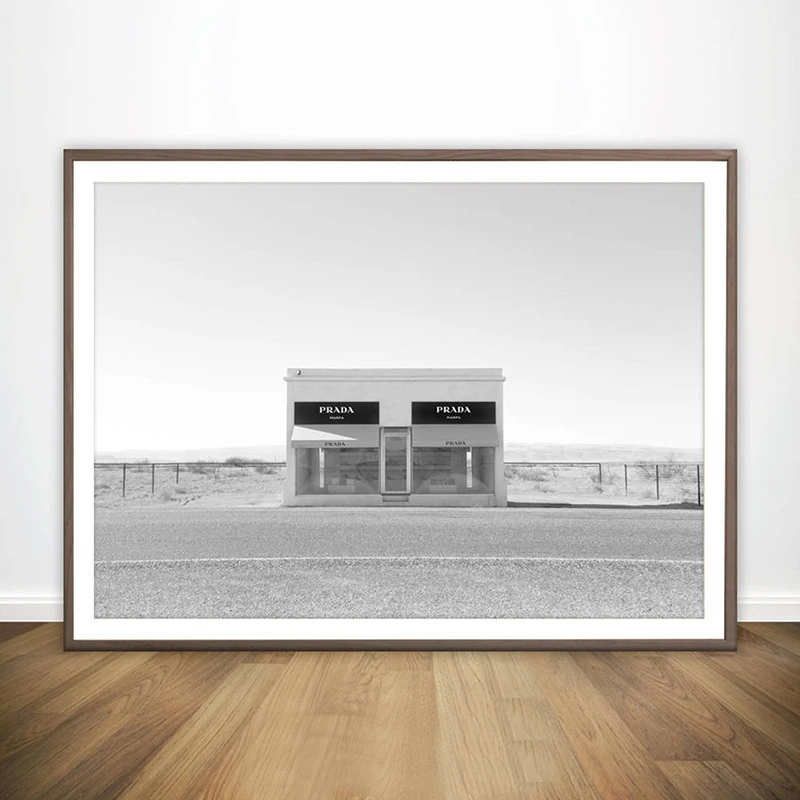 Marfa Texas Fashion Store Canvas Painting