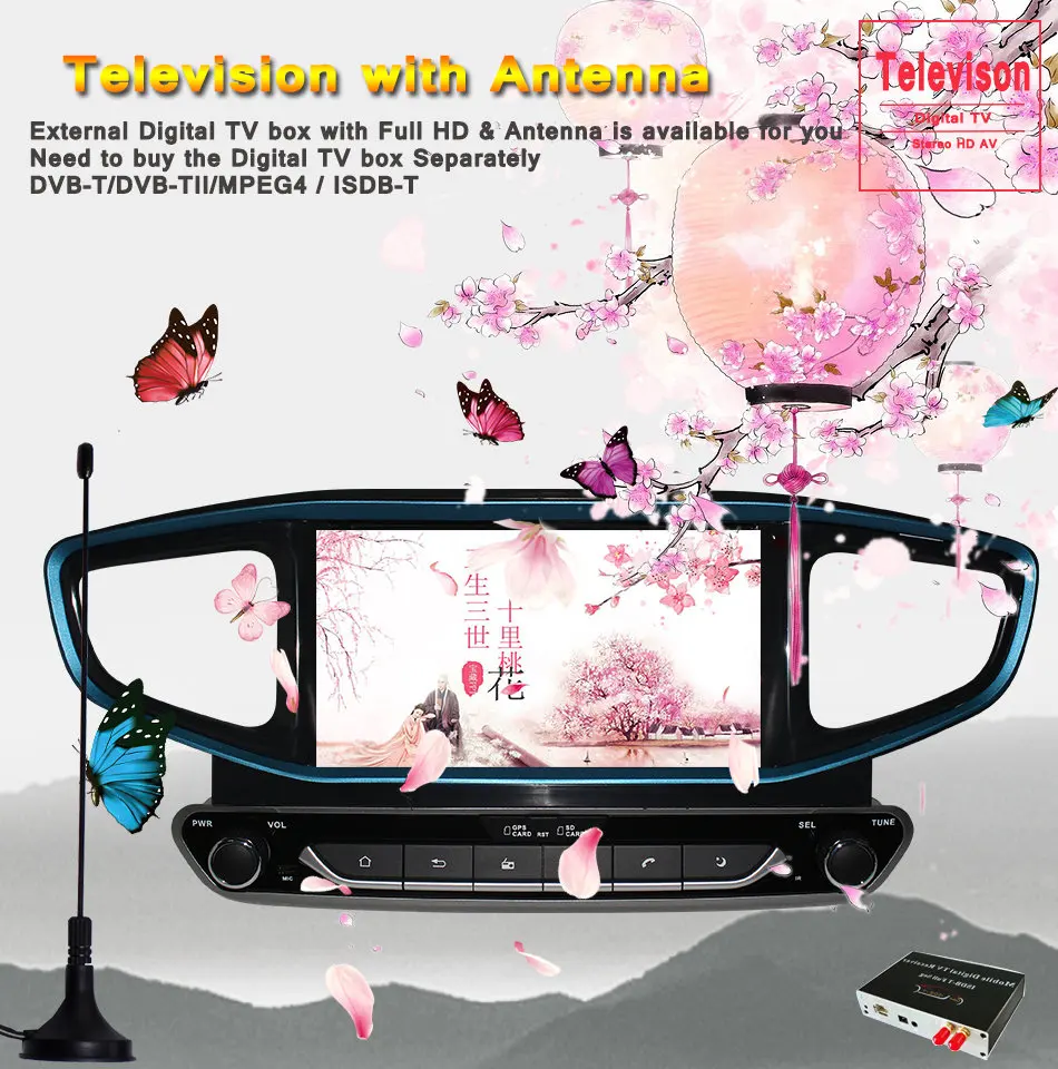 Perfect 8 core 4+64G android 9.0 car dvd for Hyundai IONIQ  2016 17 2018 2019 Ioniq Hybrid Multimedia Gps navigation Stereo video Audio 9