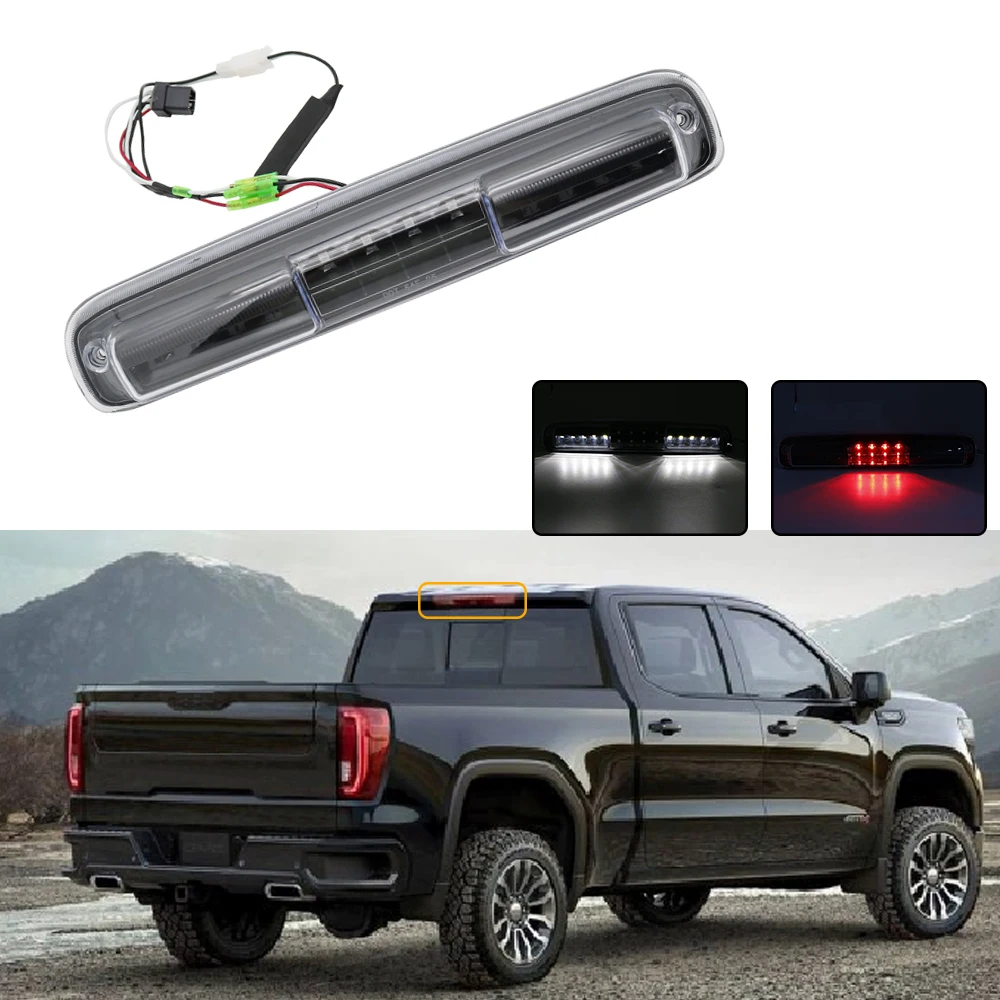 Third Brake Lamp LED Light Car Break Lamp Bulb For Silverado 1500 2500 1999-2006 Warning Light Lamp Red Car Auto Car-styling (29)